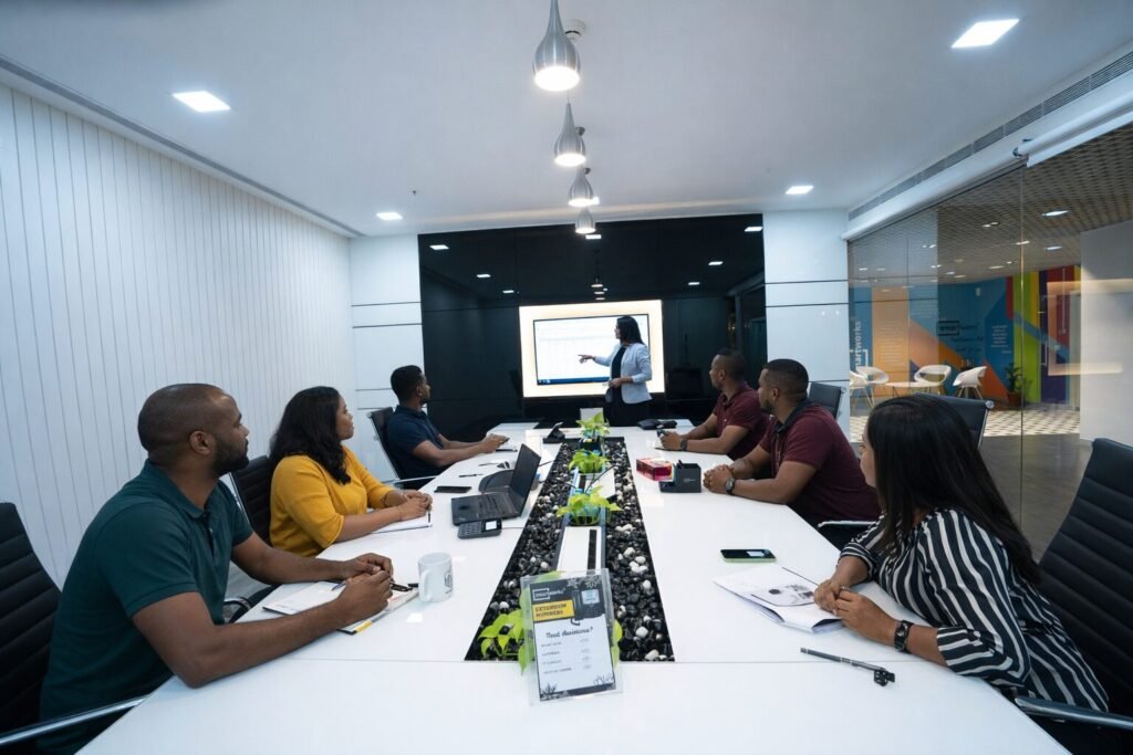 project management team meeting